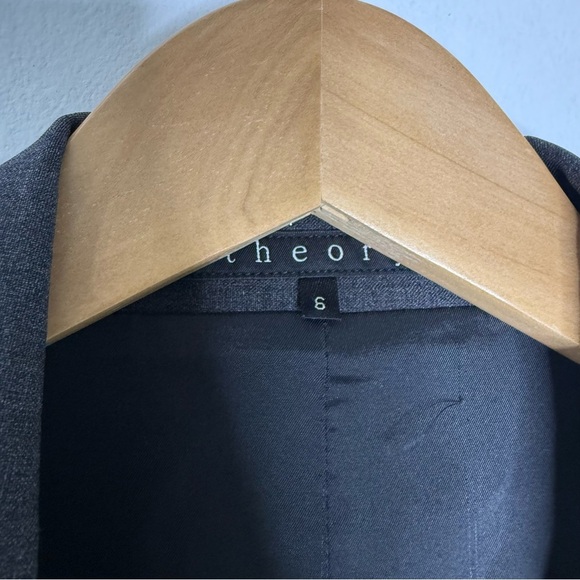 Theory Tailor Gabe B One-Button Blazer in Heather Barley – Size 6 - Picture 6 of 8